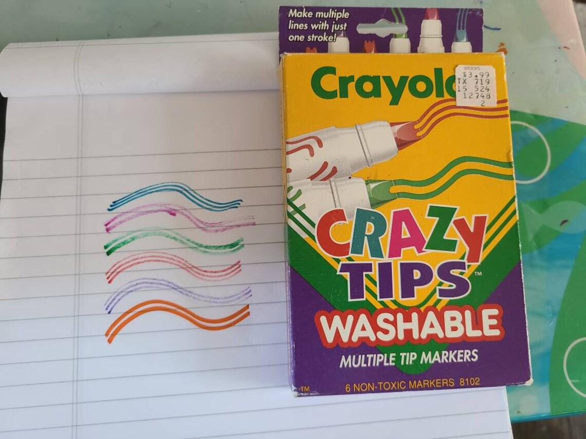 Vintage Crayola Markers Changeables Overwriters Stampers | Etsy