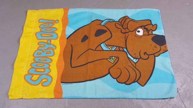 Vtg 1998 Hanna Barbera Scooby Doo Pillow Case Standard Double Etsy