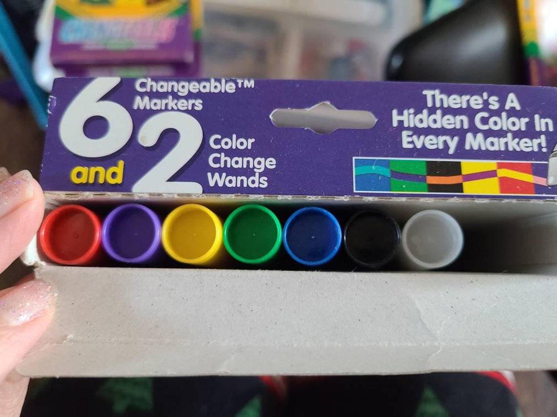 Vintage Crayola Markers Changeables Overwriters Stampers | Etsy