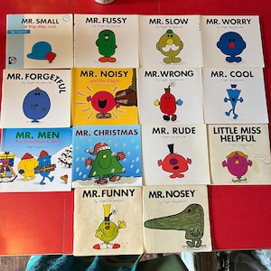 LOT Of 14 Mr. Men Little Miss Books Roger Hargreaves Paperback Books Some VTG