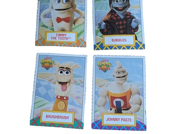 Vintage 1994 The Adventures of Timmy the Tooth collectible trading cards Condition: light scuffs, good overall
