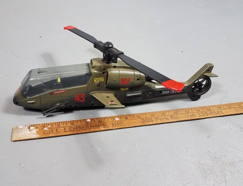 GI Joe Dragonfly Helicopter LEFT WING Vtg part 1983 g.i