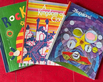 VTG 70s Bank Street Readers Educational Text Book Urban Multicultural Education.  Super rare educational books that broke