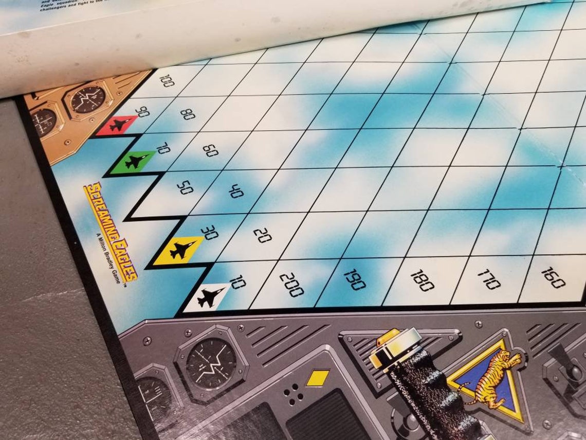 Vtg Screaming Eagles Board Game 1987 by Milton Bradley Etsy