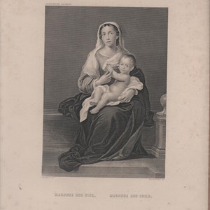 Madonna et l’enfant imprimer