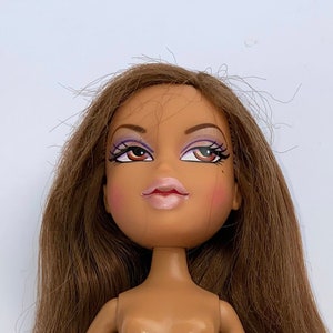 Bratz Doll Brunette, Repaint Ready, Ooak, change, restyled, destyled, reroot, customization, upcycled, made under, girl, make over 2001