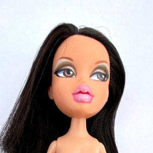 Bratz Doll Brunette, Repaint Ready, Ooak, change, restyled, destyled, reroot, customization, upcycled, made under, girl, make over 2001