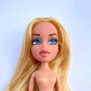 Bratz Doll Blonde, Repaint Ready, Ooak, change, restyled, destyled, reroot, customization, upcycled, made under, girl, make over