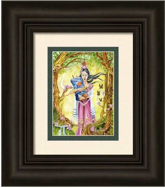 Jewish Art Her Love Print Judaica Wall Art And Home Etsy