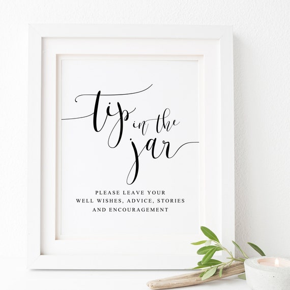 It is a picture of Printable Tip Jar Signs pertaining to decorative It's just a photo of Printable Tip Jar Signs pertaining to decorative