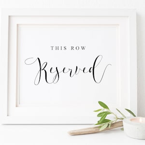 Reserved Sign-Reserved Wedding Sign-Wedding Printable-Reserved Seating Table Sign-Wedding Signs-Reserved Table Signs-Reserved Sign.