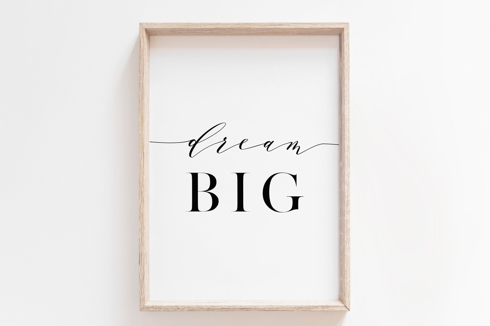 Dream Big Printable. Kid Room Printable. Inspirational Wall - Etsy