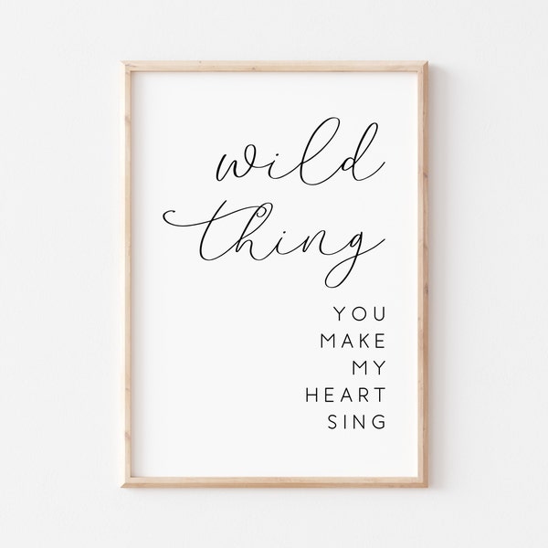 Wild Thing U Make My Heart Sing.. Lyrics