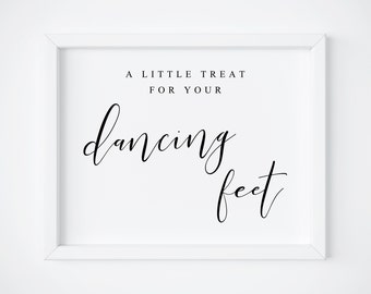 Dancing Shoes Sign-Dancing Feet Sign-Wedding Dancing Shoes Sign-Wedding Sign-Wedding Signage-Wedding Printables-Flip Flop Wedding Sign.