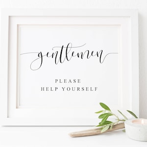 Wedding Bathroom Sign-Mens Bathroom Wedding Sign-Wedding Restroom Sign-Bathroom Printables-Gentlemen Restroom Sign-Wedding Sign.