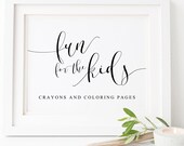 Kids Table Wedding,Kids Table Sign,Wedding Printables,Wedding Kids Table,Reception Sign,Wedding Decor,Wedding Table Signs,Wedding Signs