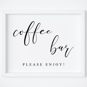 Coffee Bar Sign. Coffee Bar. Wedding Signs. Wedding Coffee Sign. Printable Coffee Bar Sign. Wedding Printables. Wedding Reception Sign.