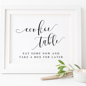 Cookie Table Sign.Cookie Bar Sign.Love Is Sweet Sign.Wedding Signs-Dessert Bar Sign.Cookie Boxes Sign.Printable Wedding.Cookie Bags Sign