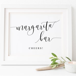Margarita Bar Sign-Margarita Sign-Reception Bar Sign-Cocktail Bar Sign-Party Signage-Wedding Party Sign-Wedding Printables-Fiesta Wedding.