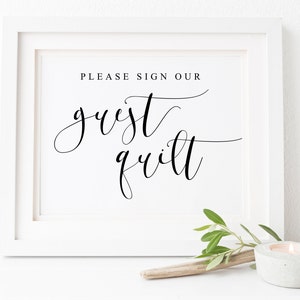 Please Sign Our Guest Quilt-Wedding Quilt GuestBook Sign-Guestbook Sign-Wedding Quilt Sign-Quilt Printable-Quilt Guestbook Printable.