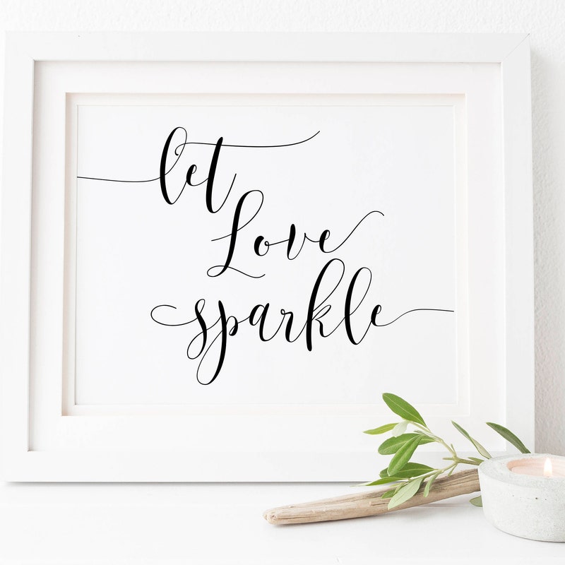 Let Love Sparkle - Etsy