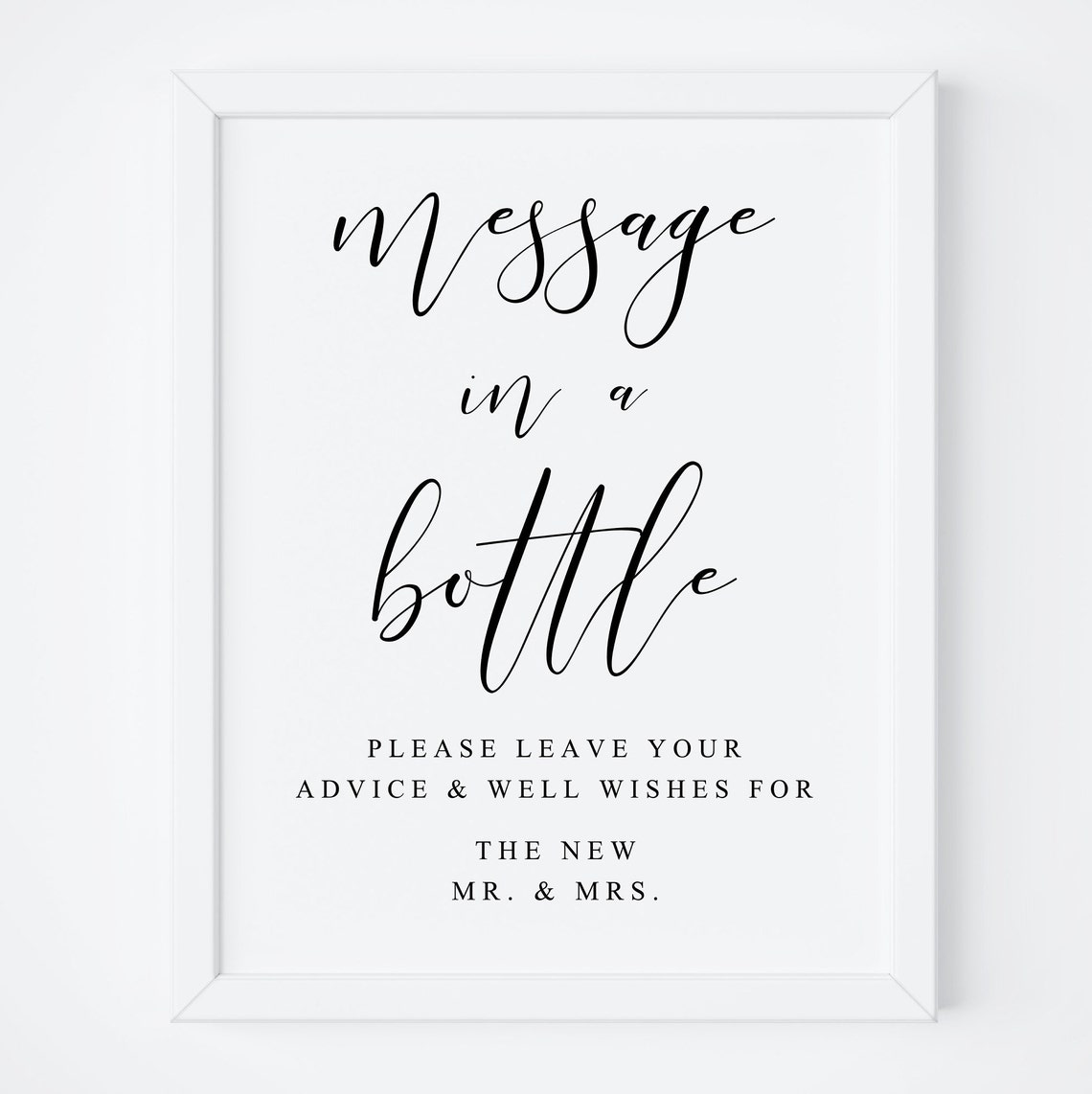 Message in A Bottle Sign-wedding Guestbook Sign-wedding | Etsy