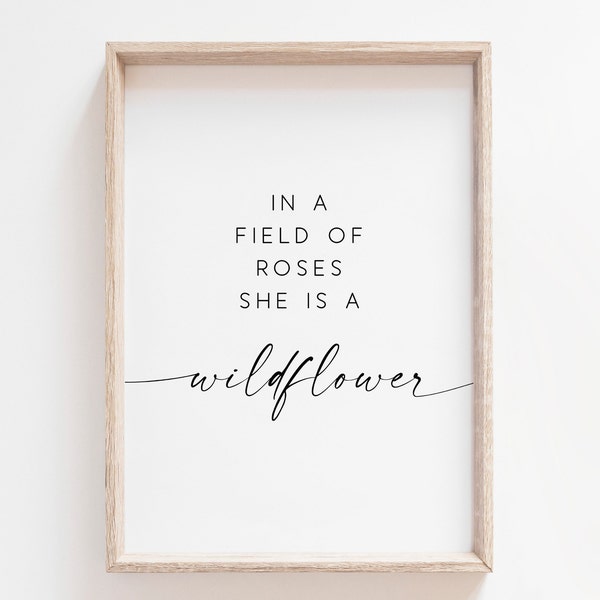 She is a Wildflower - Etsy