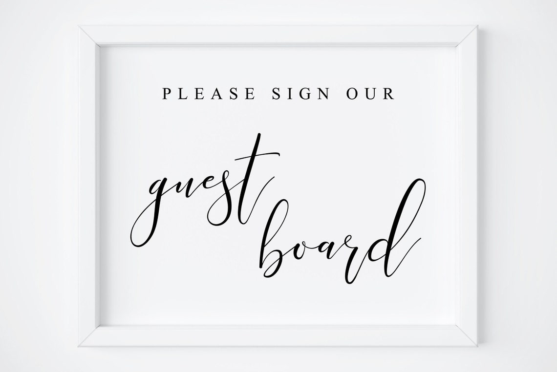 Guest Please Sign In Please Sign Our Guest Board-wedding Guest Board Sign-wedding Guestbook ...