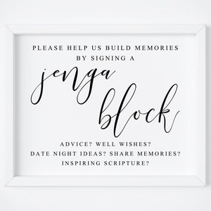 Jenga Guestbook Sign.Jenga Block Sign.Building Memories Please Sign A Jenga Block.Jenga Piece Sign.Wedding Guestbook Sign.Jenga Wedding Sign