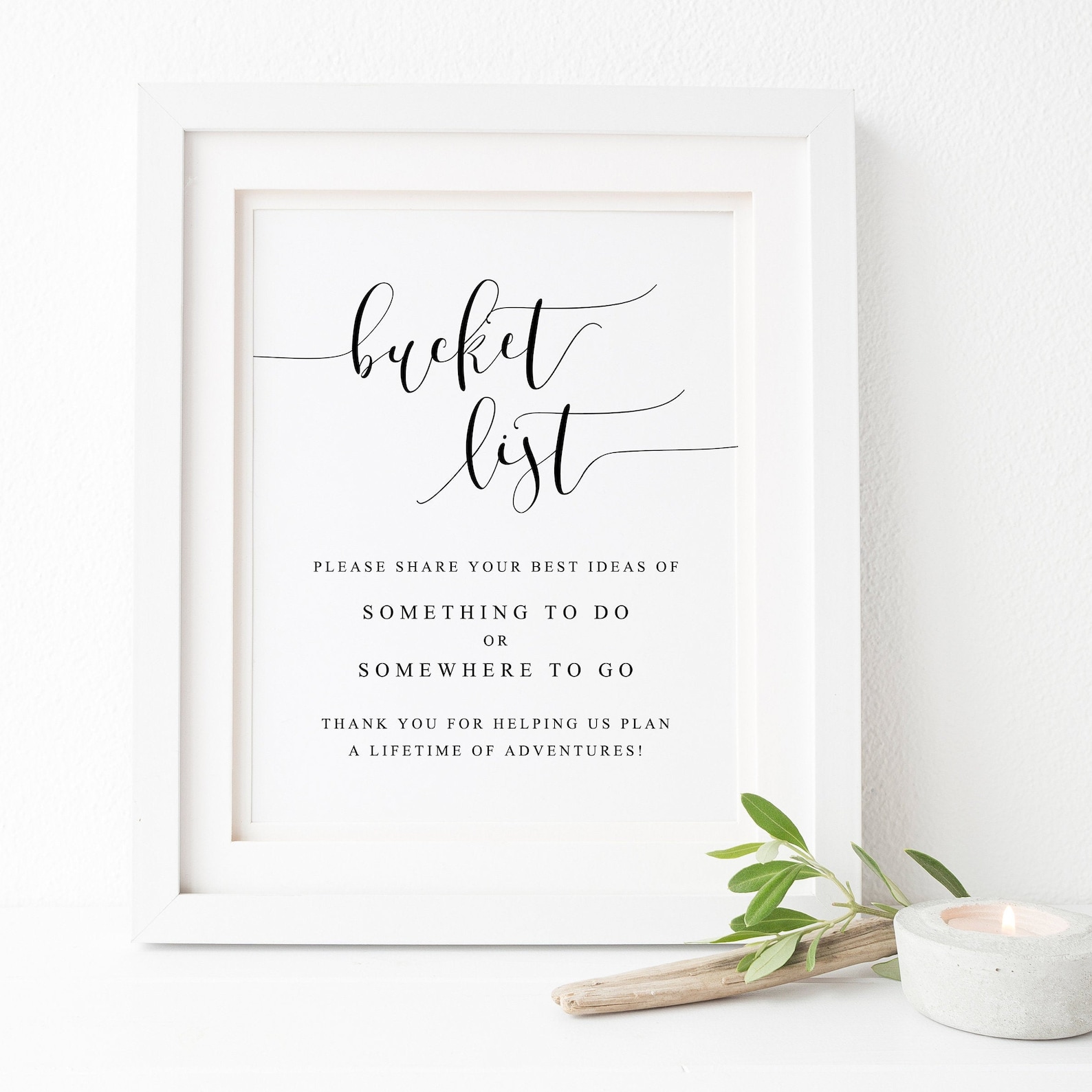 Wedding Bucket List Signbucket List Signwedding Bucket List Etsy