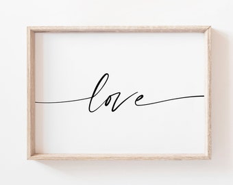 Liebe druckbare Kunst-Liebe Wand Kunst-druckbare Kunst-Home-Wand-Kunst-Liebe Kunst Druck-Kindergarten Drucke-Kindergarten Wand Kunst-Liebe Zitat Prints.Love Poster.