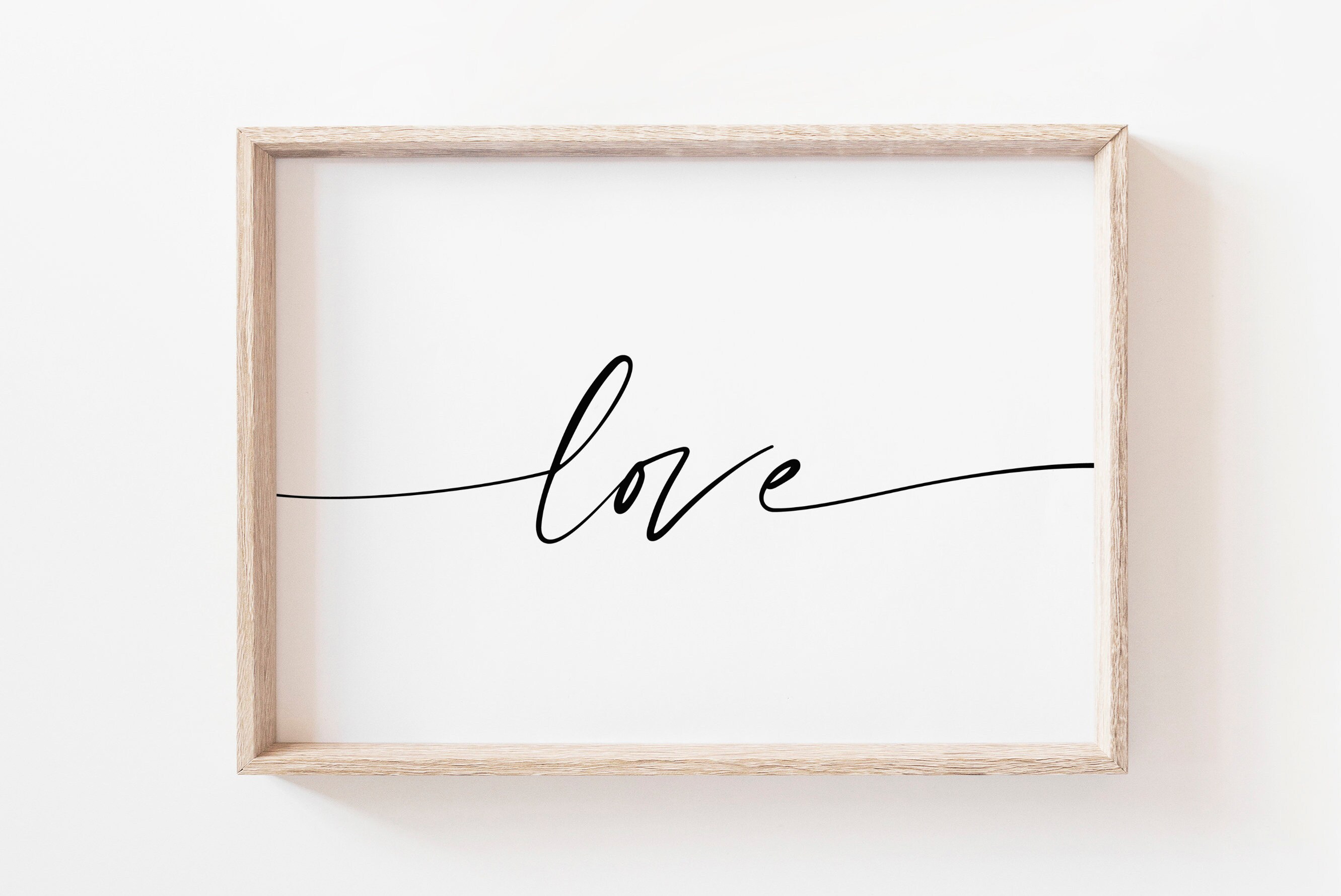Love Printable Art-love Wall Art-printable Art-home Wall | Etsy