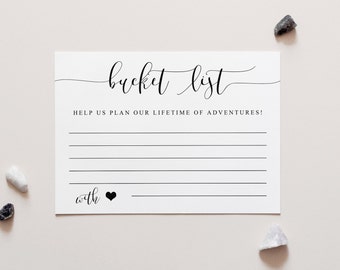 Wedding Bucket List Cards-Bucket List Sign-Wedding Bucket List Sign-Cards for Bucket List-Wedding Cards Sign-Wedding Sign-Printable Wedding.