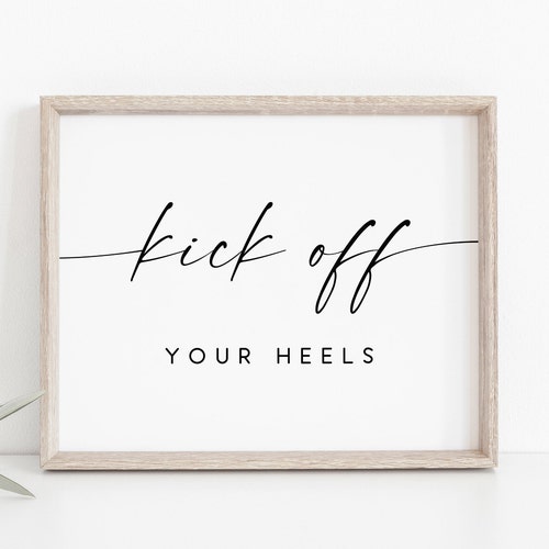 Kick off Your Heels Signdancing Shoes Signwedding Dancing Etsy