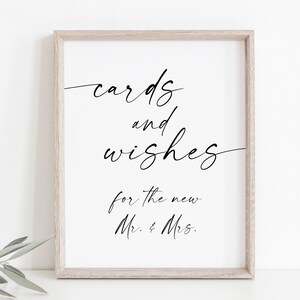 Cartões e desejos-Cartões e desejos-Cartões Sinal-Sinais de casamento-Sinal de cartões de casamento-Cartões de casamento para impressão-Sinal de recepção de casamento