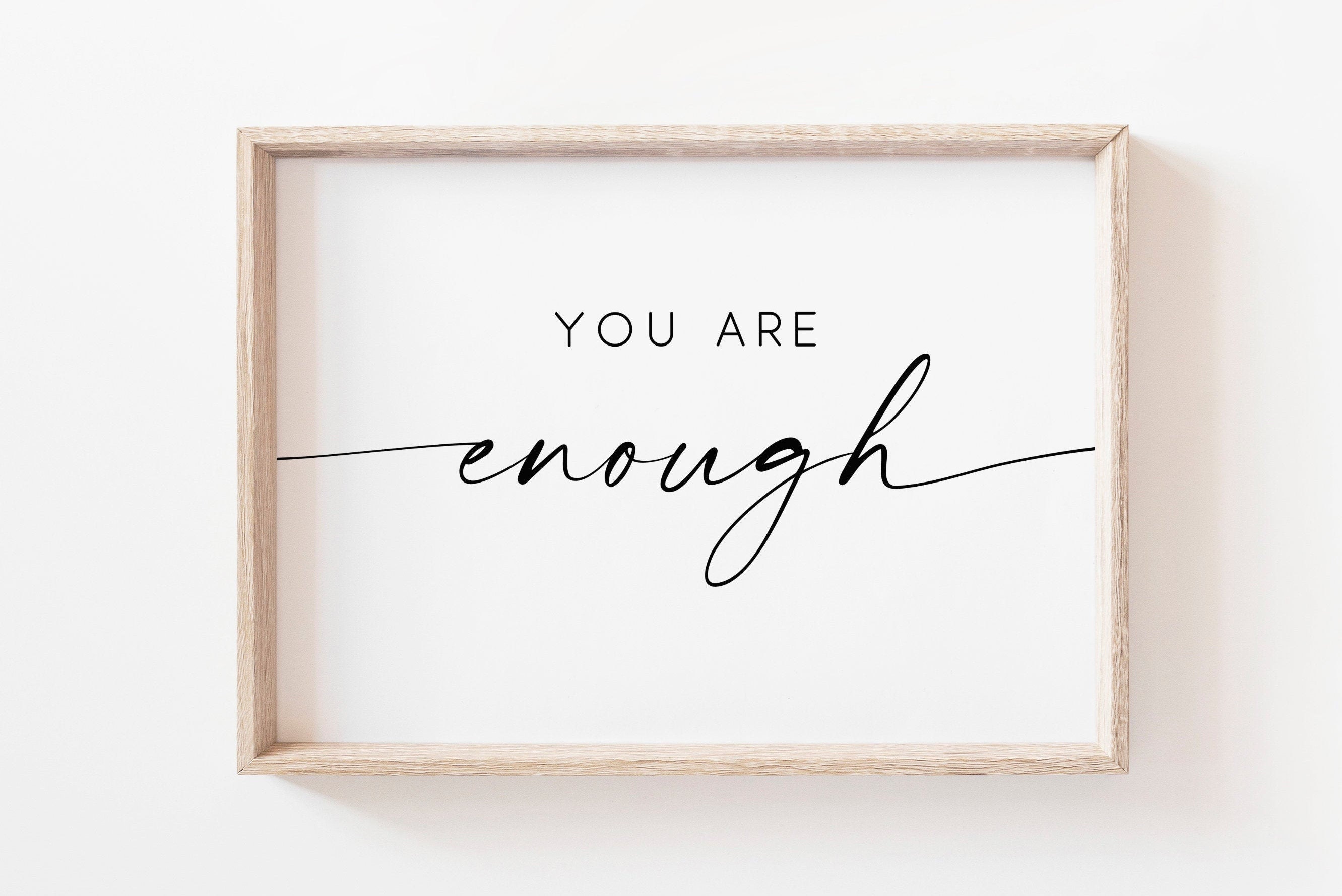 You Are Enough! - Clumsy Crafter