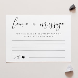 Hinterlassen Sie eine Nachricht zum Lesen auf unserem ersten Jahrestag Zeichen.Beratungskarten.Die Braut und Bräutigam Karten.Worte der Wisdom.Wedding Nachricht Cards.Printable