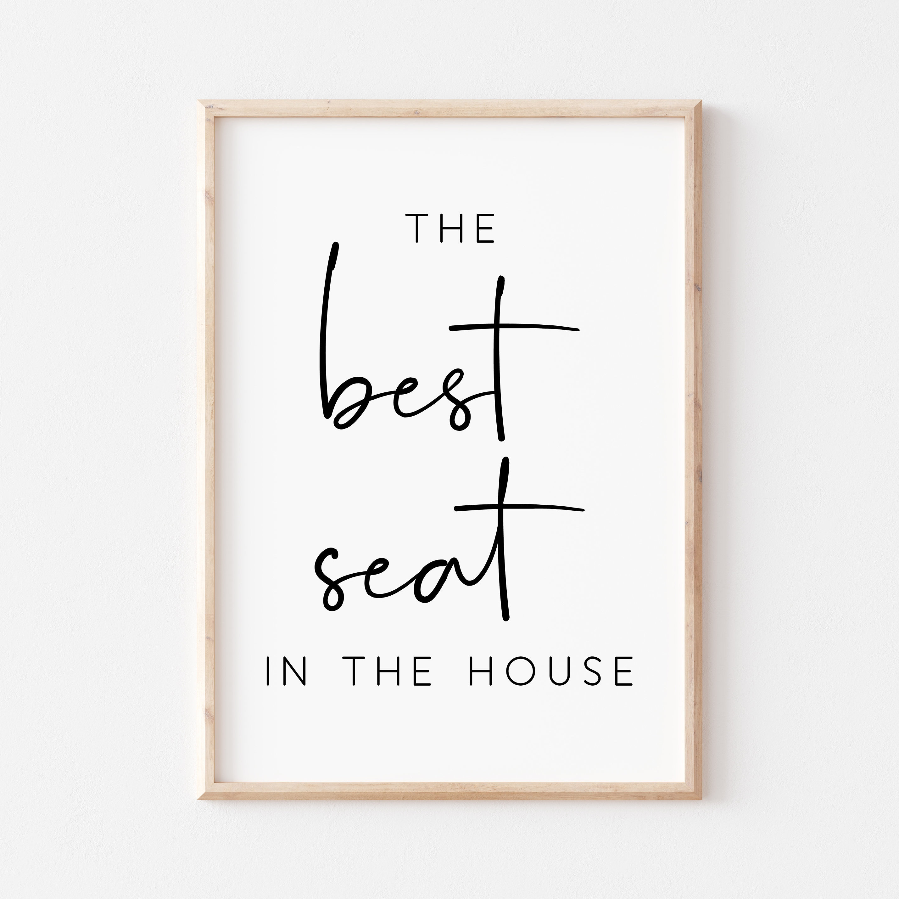 The Best Seat In The House Sign. Funny Bathroom Sign. Restroom Etsy