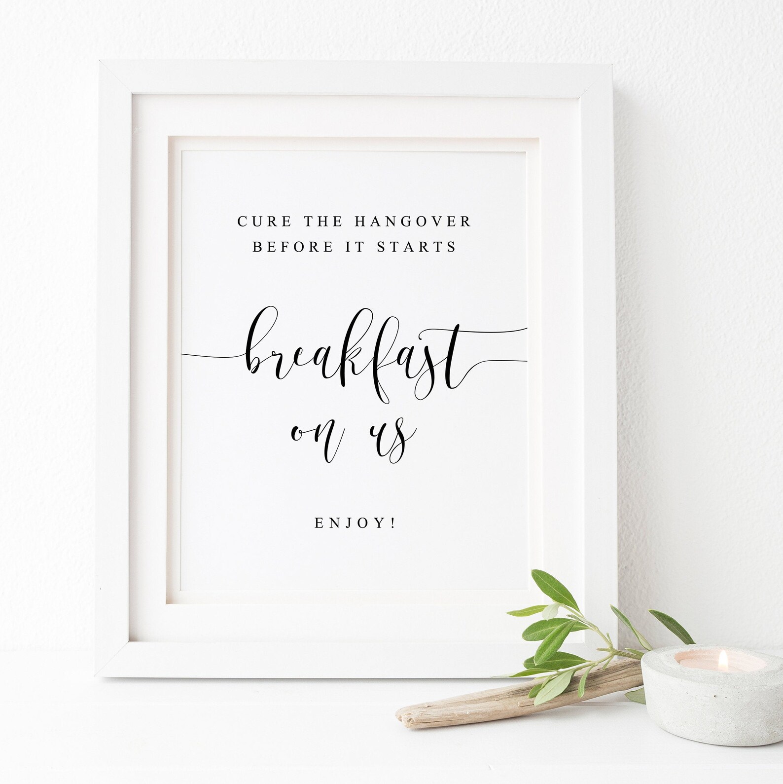 Breakfast Bar Signwedding Breakfast Bar Signfood Etsy