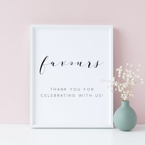 Favours Sign-Wedding Favor Sign-Guests Favors Sign-Favors Printable-Favor Sign-Wedding Signs-Please Take One Sign-Wedding Reception-Signs
