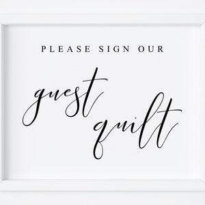 Please Sign Our Guest Quilt-Wedding Quilt GuestBook Sign-Guestbook Sign-Wedding Quilt Sign-Quilt Printable-Quilt Guestbook Printable.