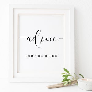 Beratung für die Braut-Beratung und Wünsche Zeichen-Hochzeitsschild-Hochzeit Empfang-Gästebuch Hochzeit Schilder-Hochzeit Printable-Hochzeit Beratung Schild.