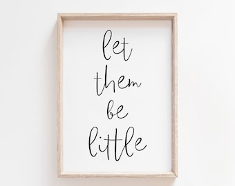 Laat ze kleine afdrukbare kunst zijn. Kinderkamer Decor. Kwekerij Wall Art. Kwekerij Offerte. Kinderkamer Kunst aan de Muur. Kwekerij Wand decor. Kinderen Decor.