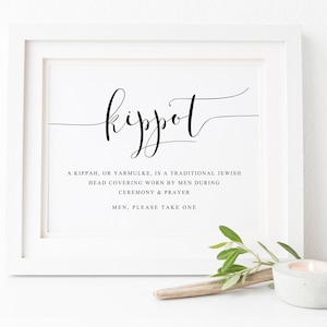Kippot Wedding Sign.Kippot Sign.Kippah Sign.Wedding Signs.Yarmulke Wedding Sign.Jewish Wedding Signs.Kippot Bar Mitzvah Sign.Table Wedding.