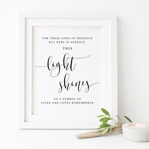 In Loving Memory Sign-Memory Table Sign-Wedding Memorial Sign-Memorial Wedding Sign-Wedding Sign Memorial-This Candle Burns Sign-Signs.