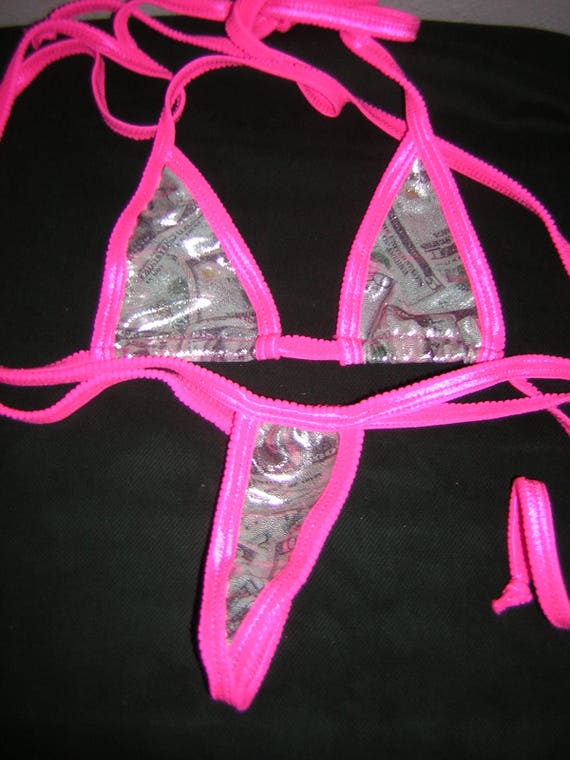 Posing Suit Scrunch Bottom 3 Color New Shining Body Fitness Bikini 2 pc.