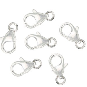 1 Pc Bag of 7x12 mm Sterling Silver Trigger Clasp With Ring (SS4002019)