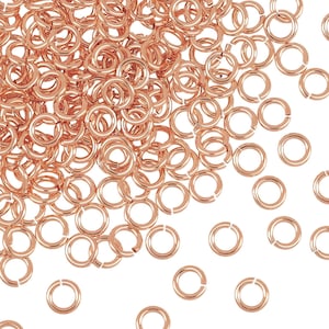 20 Pcs 4 mm 20g 14K Rose G/Filled Jump Ring (RGF4008204)