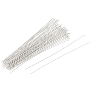 10 Pcs Bag of 20g 3 In Silver Head Pin (SS20G30H10)