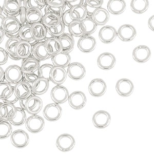Sterling Silver Closed Jump Rings - 22g 3mm 20 Pcs (SS22GCJR03)